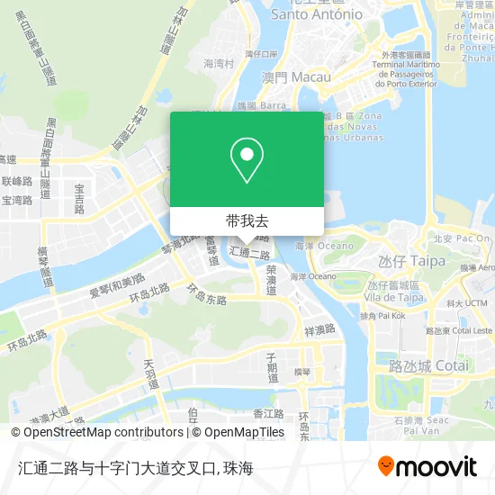 汇通二路与十字门大道交叉口地图