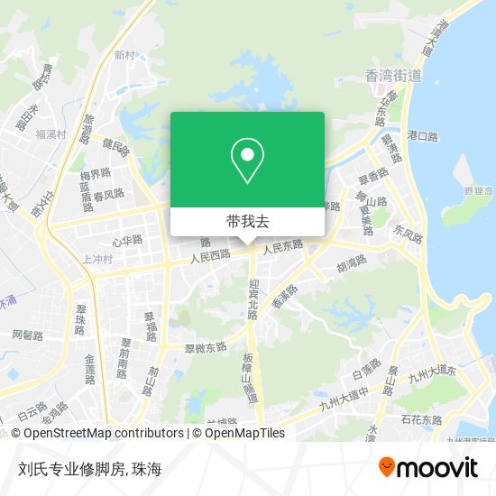 刘氏专业修脚房地图
