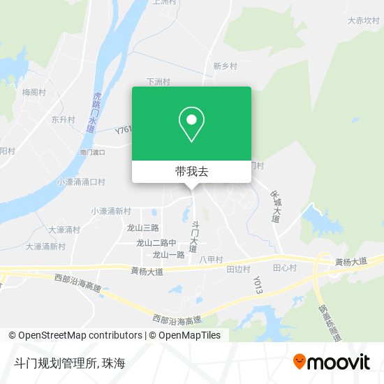斗门规划管理所地图