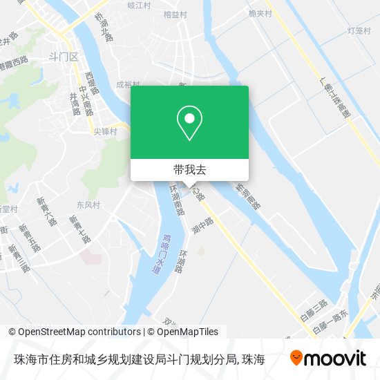 珠海市住房和城乡规划建设局斗门规划分局地图