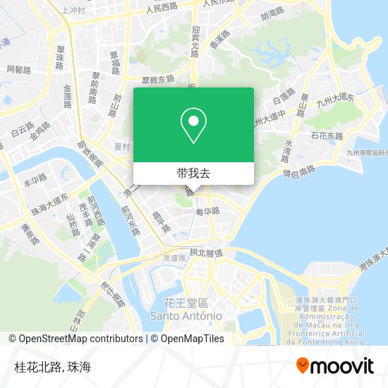 桂花北路地图