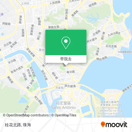 桂花北路地图