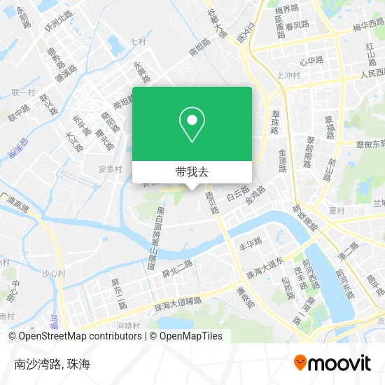 南沙湾路地图