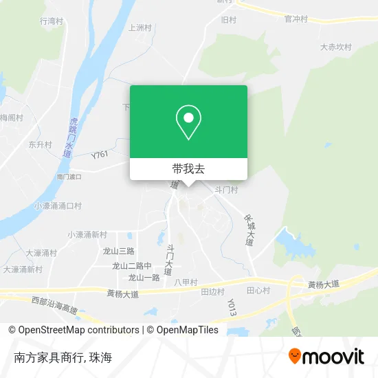 南方家具商行地图