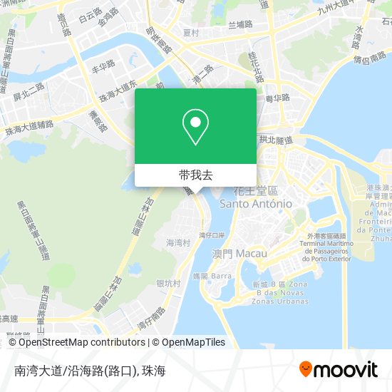 南湾大道/沿海路(路口)地图