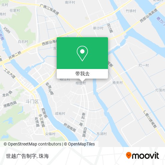 世越广告制字地图