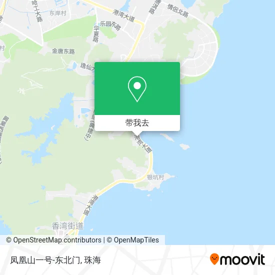 凤凰山一号-东北门地图
