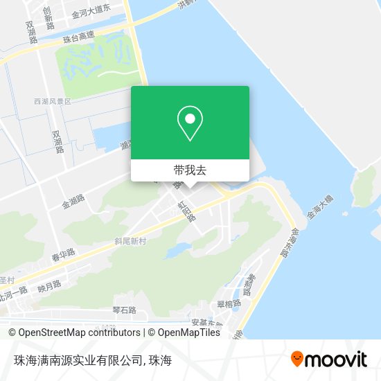 珠海满南源实业有限公司地图