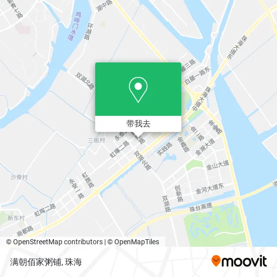 满朝佰家粥铺地图