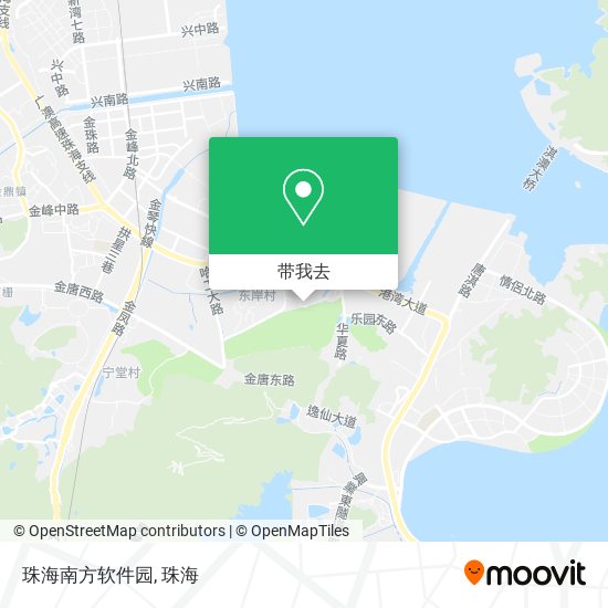 珠海南方软件园地图