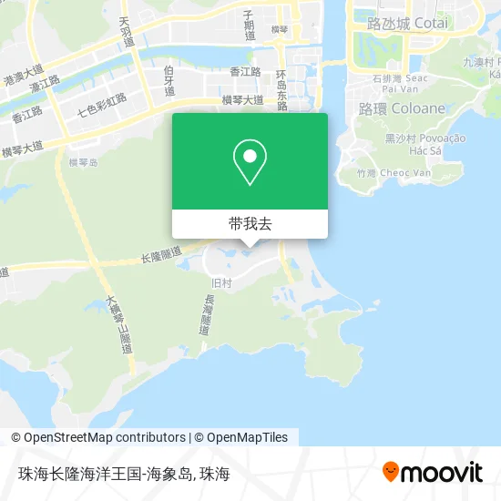 珠海长隆海洋王国-海象岛地图