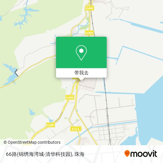 66路(锦绣海湾城-清华科技园)地图