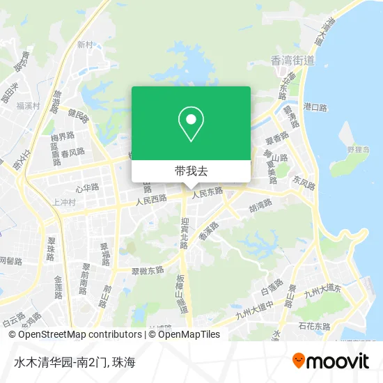 水木清华园-南2门地图