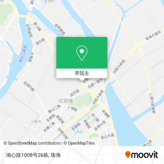 湖心路1008号26栋地图