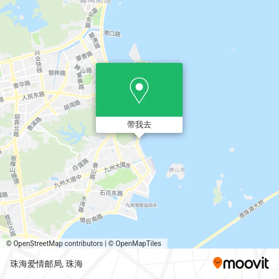 珠海爱情邮局地图