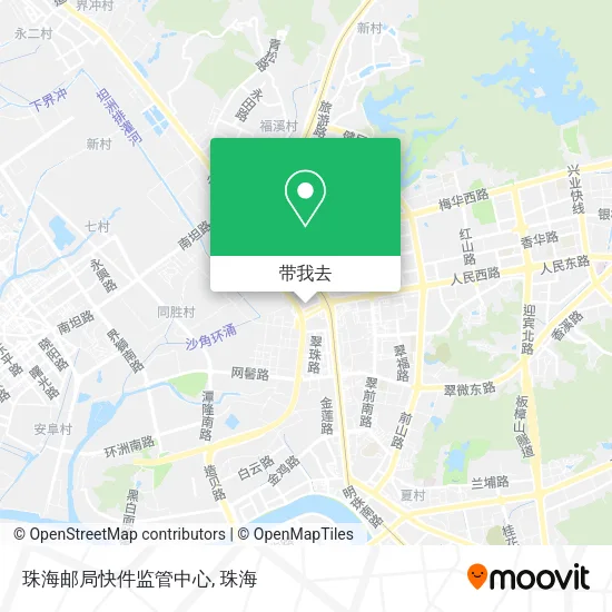 珠海邮局快件监管中心地图