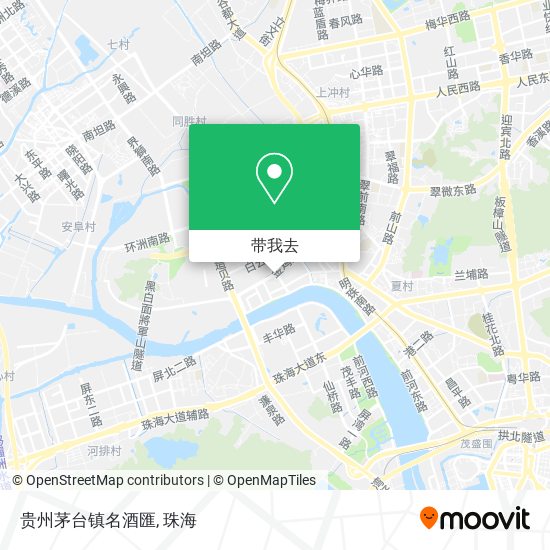 贵州茅台镇名酒匯地图