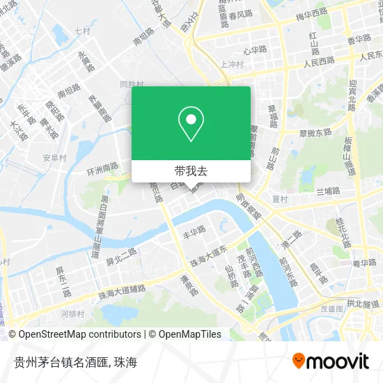 贵州茅台镇名酒匯地图