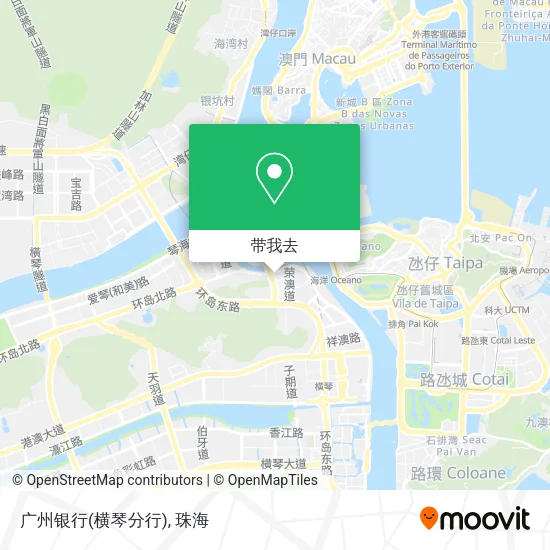 广州银行(横琴分行)地图