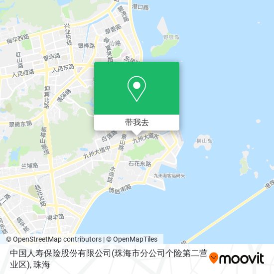中国人寿保险股份有限公司(珠海市分公司个险第二营业区)地图