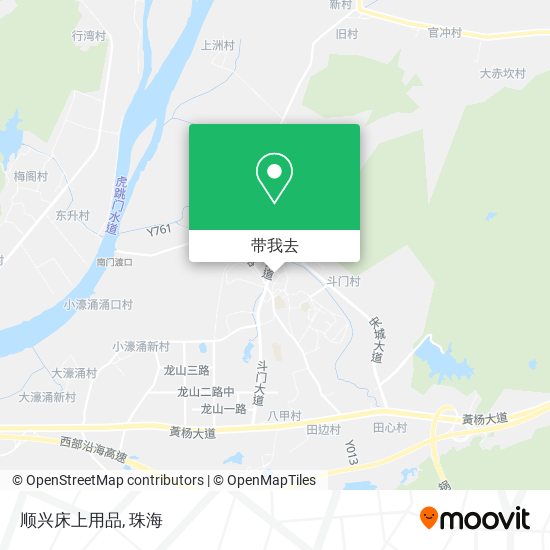 顺兴床上用品地图