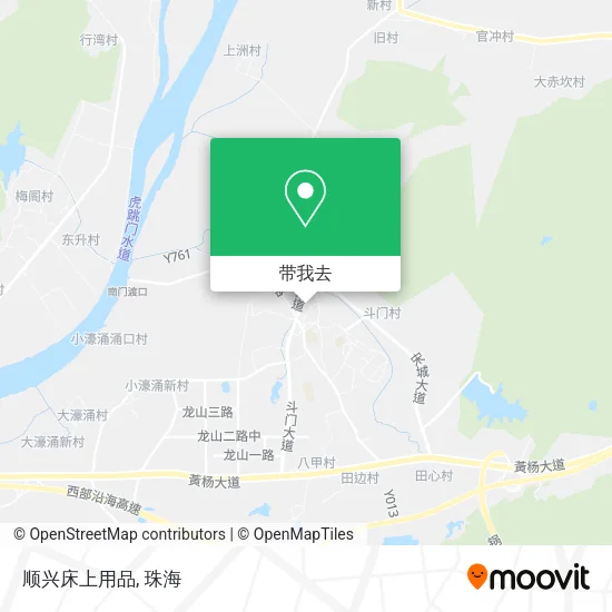 顺兴床上用品地图