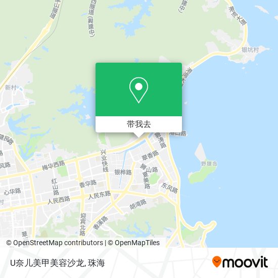 U奈儿美甲美容沙龙地图