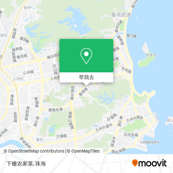 下栅农家菜地图