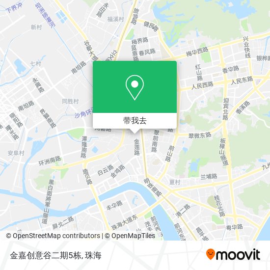 金嘉创意谷二期5栋地图