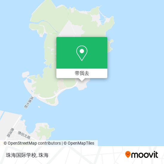 珠海国际学校地图