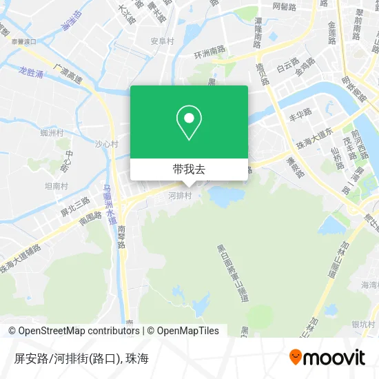 屏安路/河排街(路口)地图