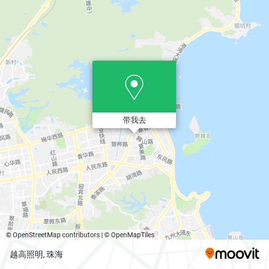 越高照明地图