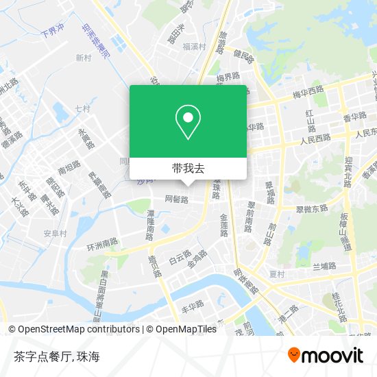 茶字点餐厅地图
