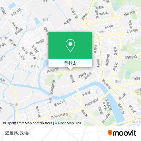 翠屏路地图