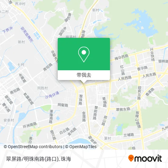 翠屏路/明珠南路(路口)地图