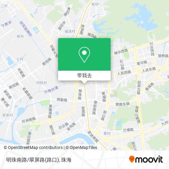 明珠南路/翠屏路(路口)地图