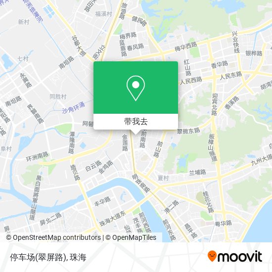 停车场(翠屏路)地图
