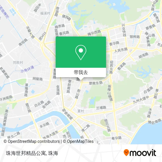 珠海世邦精品公寓地图