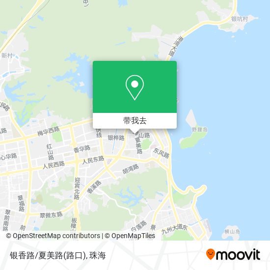 银香路/夏美路(路口)地图
