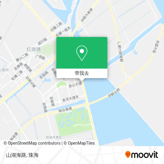 山湖海路地图