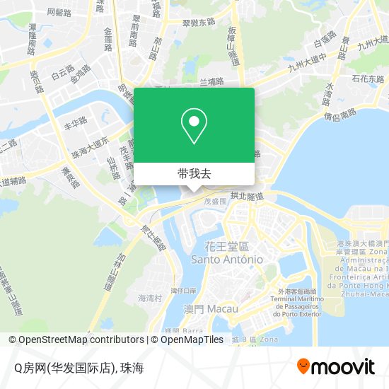 Q房网(华发国际店)地图