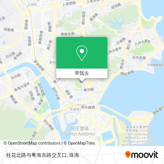 桂花北路与粤海东路交叉口地图