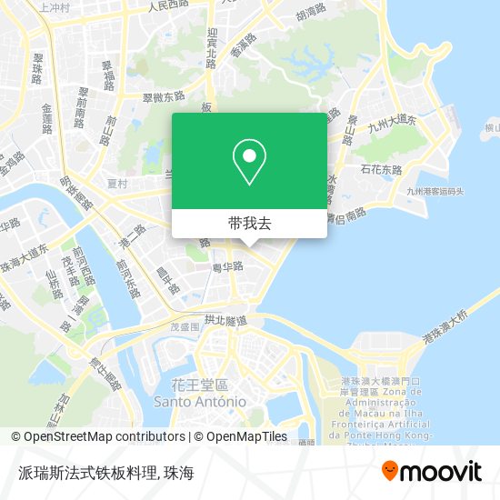 派瑞斯法式铁板料理地图