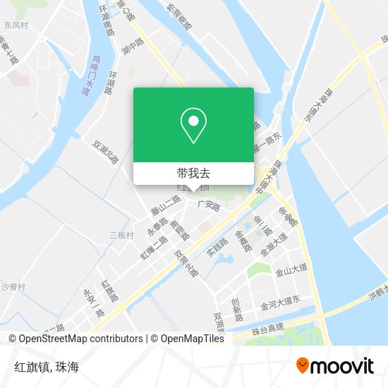 红旗镇地图