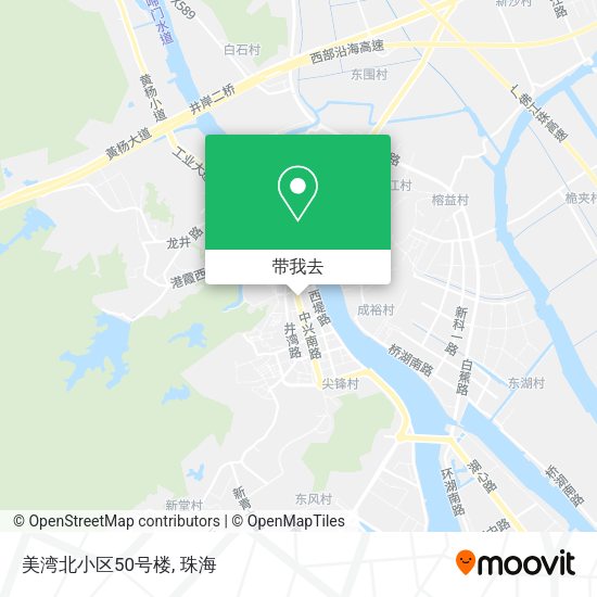 美湾北小区50号楼地图