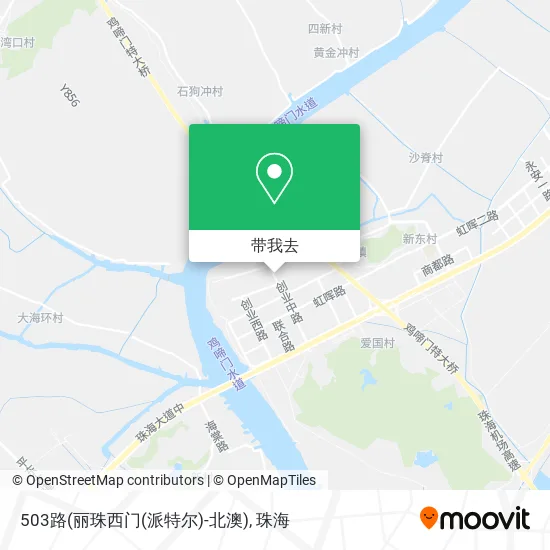 503路(丽珠西门(派特尔)-北澳)地图