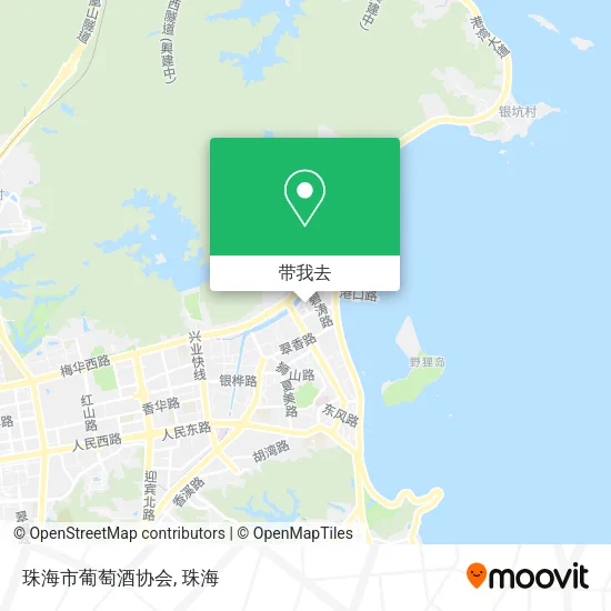 珠海市葡萄酒协会地图