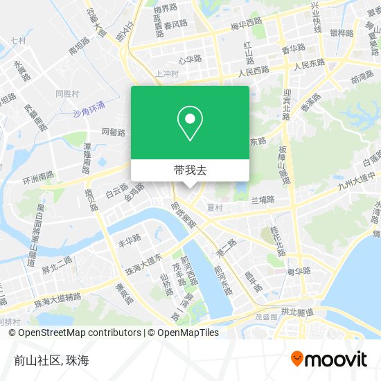 前山社区地图