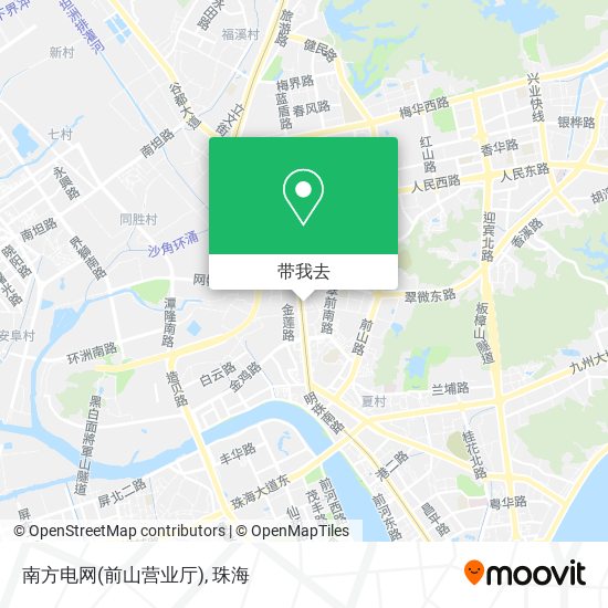 南方电网(前山营业厅)地图