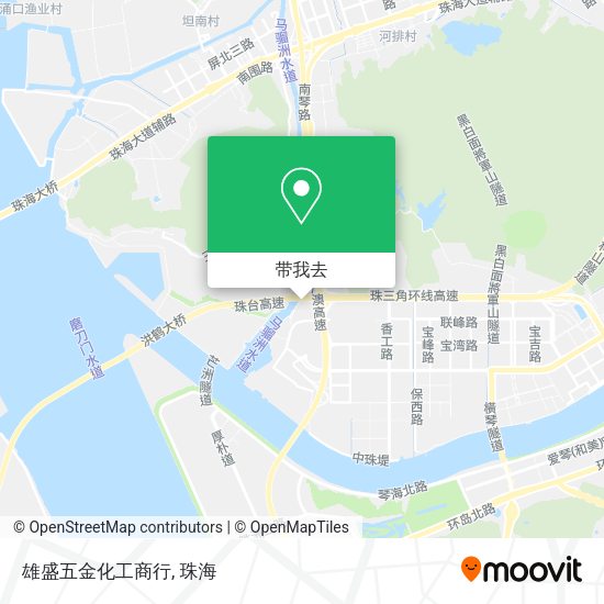 雄盛五金化工商行地图